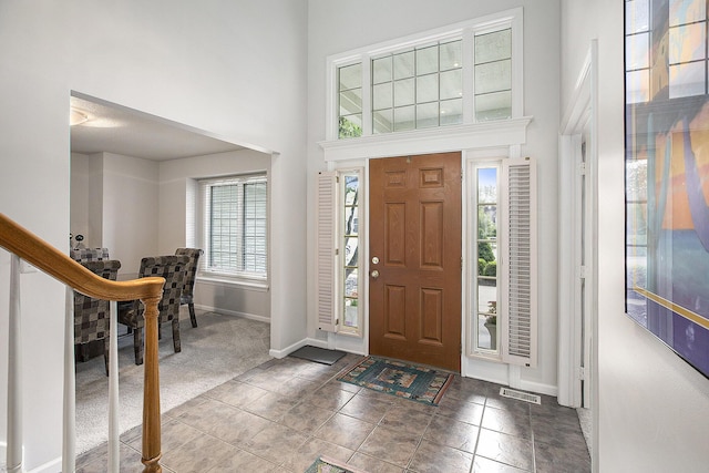 5448 Waterfield Ct, Ann Arbor, MI 48108 - entryway with a towering ceiling