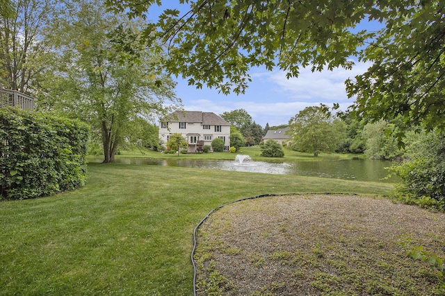 5448 Waterfield Ct, Ann Arbor, MI 48108 - view of green lawn featuring a water view
