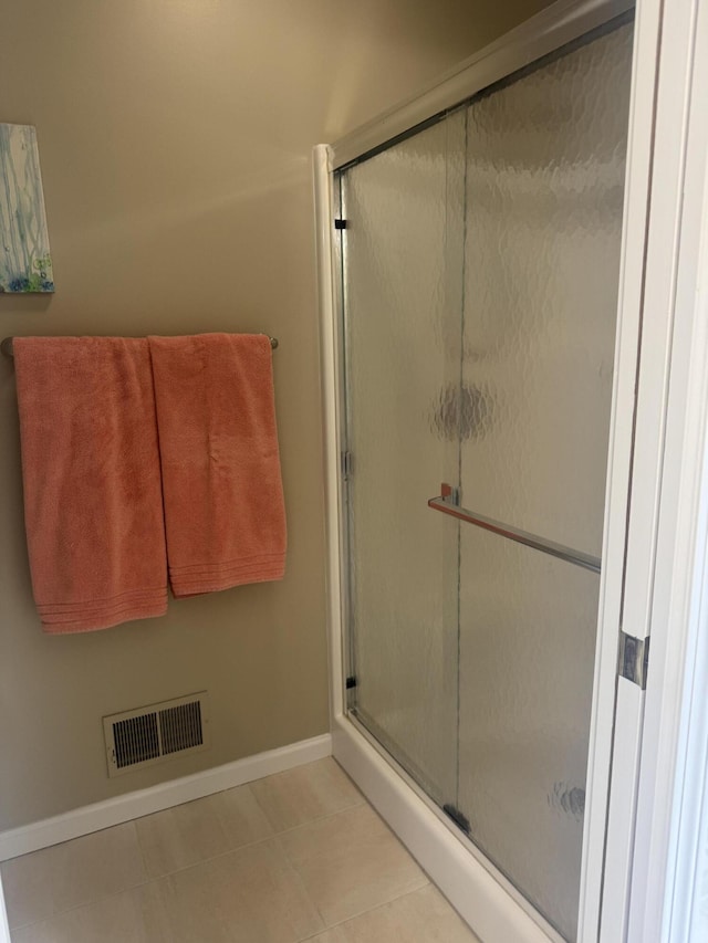 6927 Plum Hollow Cir, Kalamazoo, MI 49009 - full bathroom with a shower with door and tile patterned floors