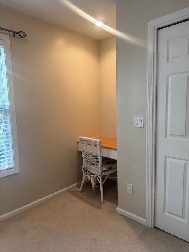 6927 Plum Hollow Cir, Kalamazoo, MI 49009 - carpeted home office featuring baseboards