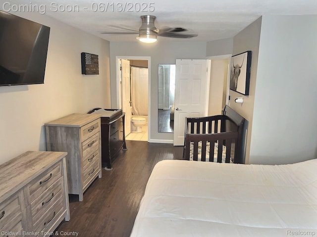 8811 Coyle Dr, Pinckney, MI 48169 - bedroom featuring dark wood-style flooring