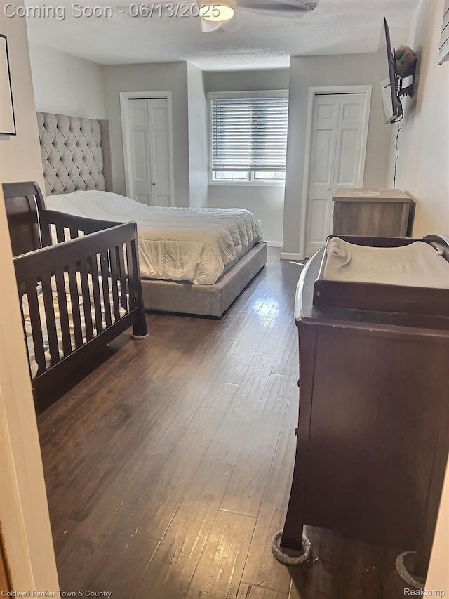 8811 Coyle Dr, Pinckney, MI 48169 - bedroom with hardwood / wood-style floors and baseboards