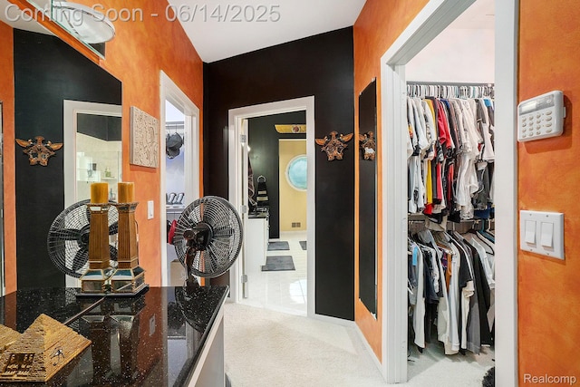 4322 Darlene Dr, Commerce Twp, MI 48382 - hall with carpet flooring