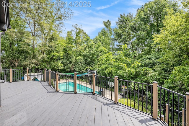 4322 Darlene Dr, Commerce Twp, MI 48382 - view of wooden terrace