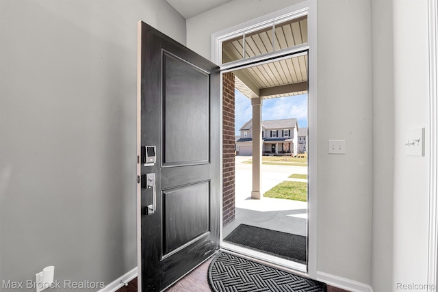 2799 Gallop Way, Saline, MI 48176 - entryway featuring baseboards