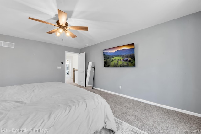 2799 Gallop Way, Saline, MI 48176 - bedroom with carpet floors and a ceiling fan