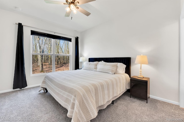 2799 Gallop Way, Saline, MI 48176 - bedroom with light colored carpet and a ceiling fan
