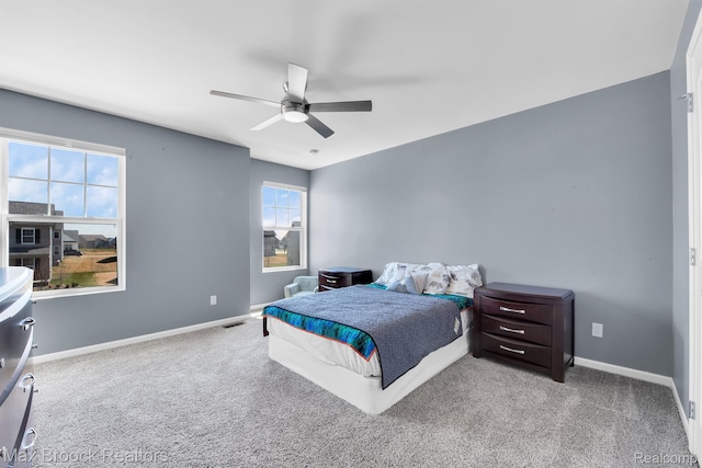 2799 Gallop Way, Saline, MI 48176 - bedroom featuring carpet flooring and ceiling fan