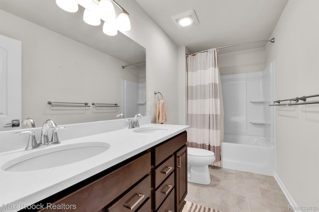 2799 Gallop Way, Saline, MI 48176 - full bath with double vanity and shower / bath combo
