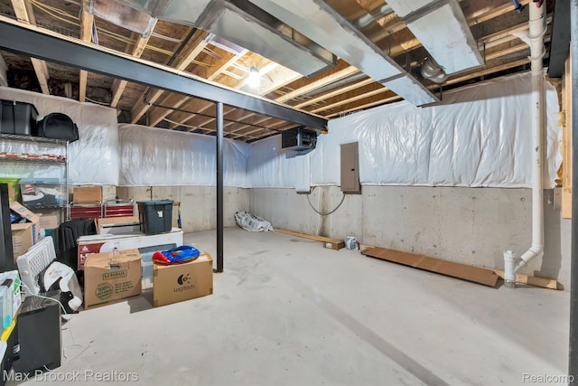 2799 Gallop Way, Saline, MI 48176 - unfinished basement with electric panel