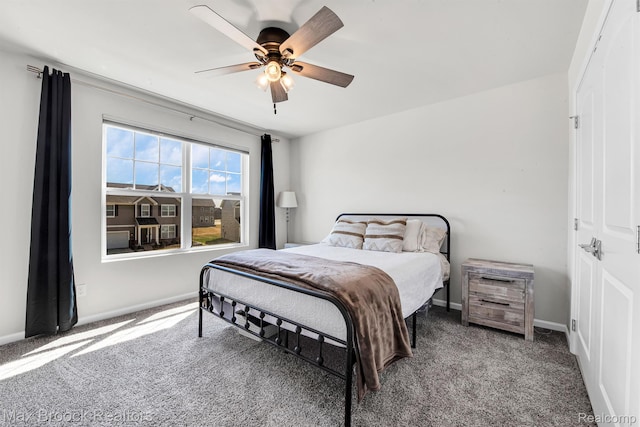 2799 Gallop Way, Saline, MI 48176 - bedroom featuring carpet floors and ceiling fan