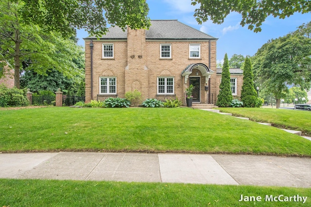 1101 Cadillac Dr SE, Grand Rapids, MI 49506 - colonial house featuring brick siding and a shingled roof