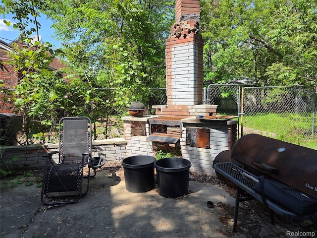 20200 Greeley St, Detroit, MI 48203 - view of patio / terrace with grilling area