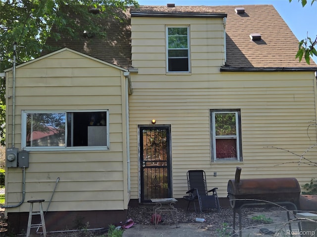 20200 Greeley St, Detroit, MI 48203 - back of property with a shingled roof