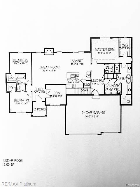 74 Candlelight, Brighton, MI 48114 - view of floor plan / room layout