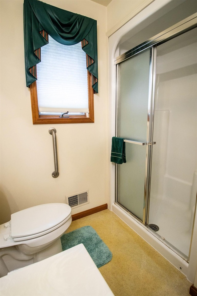 13123 N Jennings Rd, Clio, MI 48420 - bathroom with a stall shower