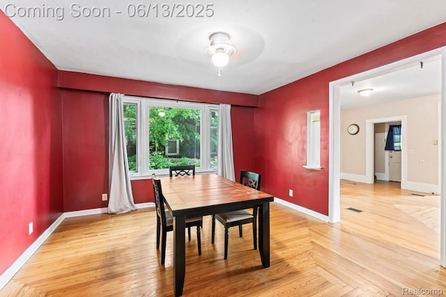 1226 W Genesee St, Lapeer, MI 48446 - dining room featuring baseboards and ceiling fan