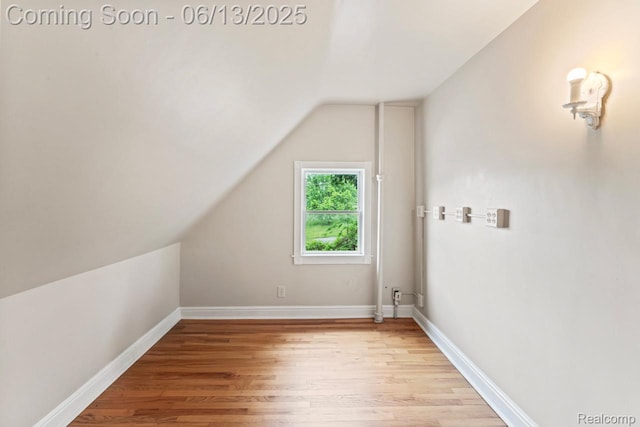 1226 W Genesee St, Lapeer, MI 48446 - bonus room with light wood-type flooring and vaulted ceiling