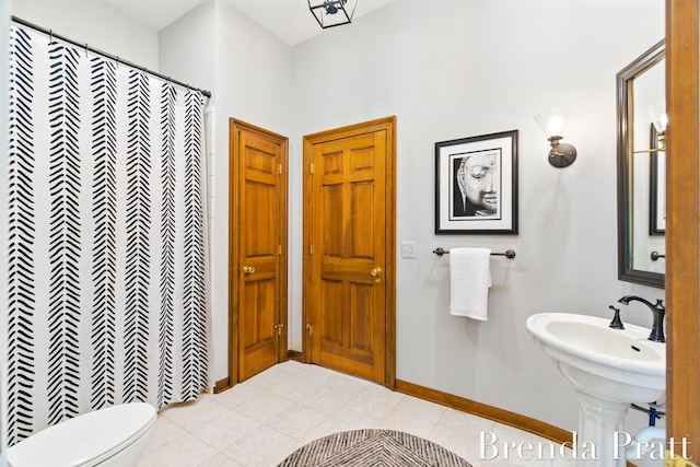 5691 Forest Gln SE, Ada, MI 49301 - full bath with tile patterned flooring and a shower with curtain