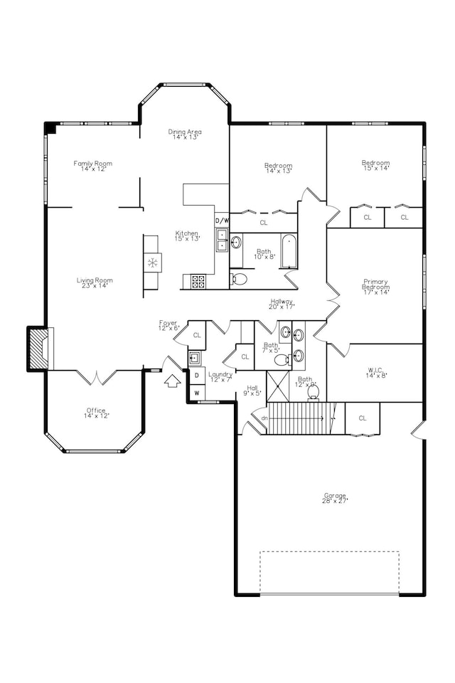 9128 Clover Dr, Milan, MI 48160 - view of room layout
