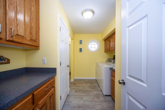 9128 Clover Dr, Milan, MI 48160 - laundry area featuring cabinet space and washer and clothes dryer