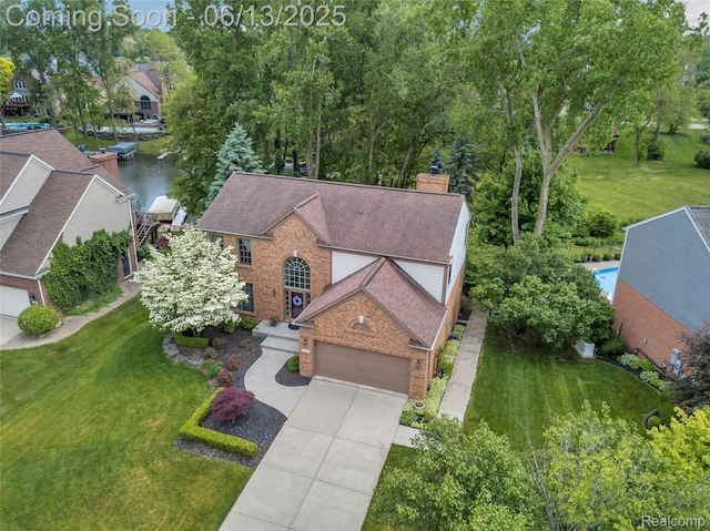 1377 Lake Shore Blvd, Lake Orion, MI 48362 - view of subject property with a nearby body of water