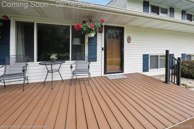 4098 Sam Snead Dr, Flint, MI 48506 - view of wooden porch