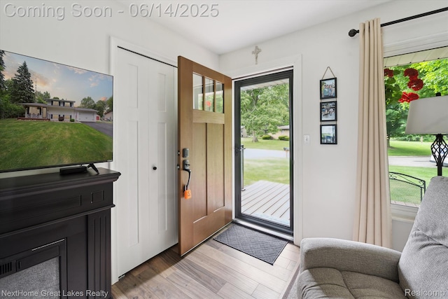 4098 Sam Snead Dr, Flint, MI 48506 - entrance foyer featuring light wood-style flooring