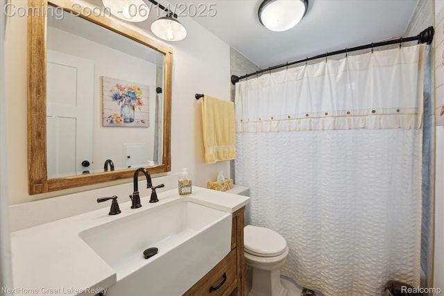 4098 Sam Snead Dr, Flint, MI 48506 - bathroom with vanity and toilet