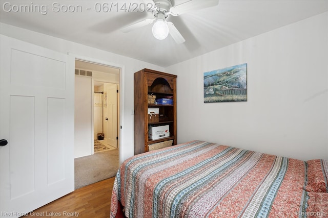 4098 Sam Snead Dr, Flint, MI 48506 - bedroom featuring wood finished floors and ceiling fan