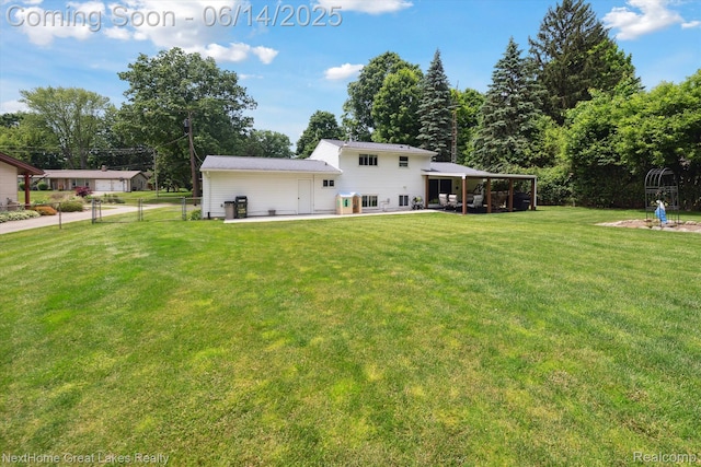 4098 Sam Snead Dr, Flint, MI 48506 - rear view of property featuring a patio area