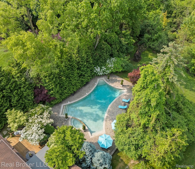 1299 Orchard Ridge Rd, Bloomfield Hills, MI 48304 - bird's eye view