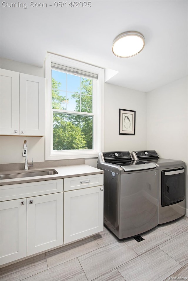 1060 Smith Ave, Birmingham, MI 48009 - washroom featuring washer and clothes dryer and cabinet space