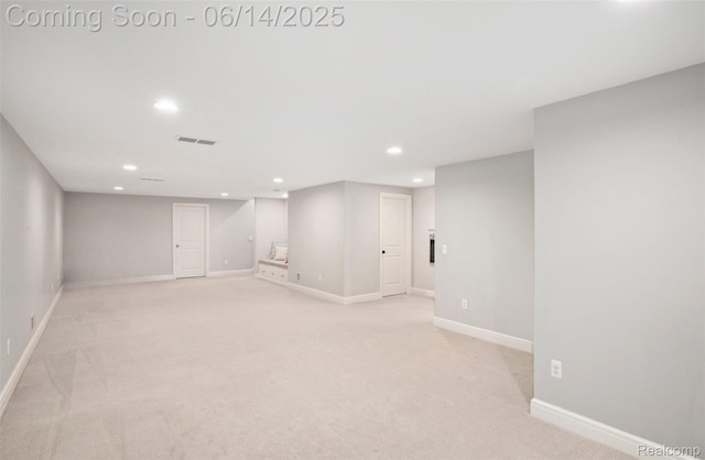 1060 Smith Ave, Birmingham, MI 48009 - empty room featuring recessed lighting and light colored carpet