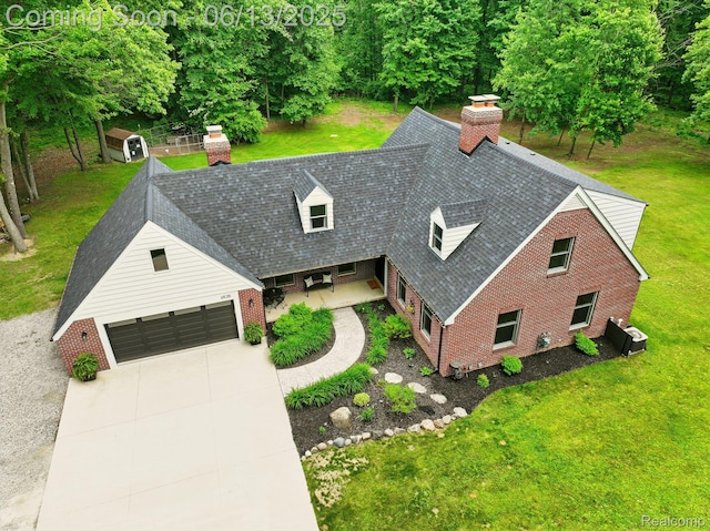6535 Cedar Lake Rd, Pinckney, MI 48169 - aerial view of property and surrounding area