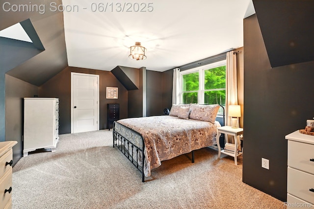 6535 Cedar Lake Rd, Pinckney, MI 48169 - carpeted bedroom featuring vaulted ceiling