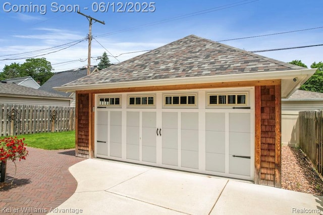 1260 W Ann Arbor Trl, Plymouth, MI 48170 - view of detached garage