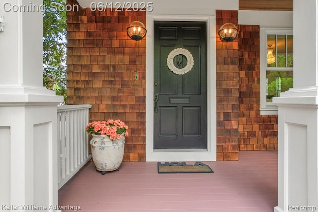 1260 W Ann Arbor Trl, Plymouth, MI 48170 - property entrance with covered porch