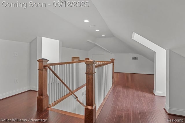 1260 W Ann Arbor Trl, Plymouth, MI 48170 - bonus room featuring wood finished floors, lofted ceiling, recessed lighting, and a skylight