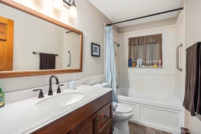3985 Wadhams Rd, China, MI 48054 - full bath with vanity and shower / bath combination with curtain