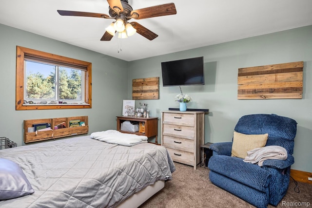 3985 Wadhams Rd, China, MI 48054 - bedroom featuring carpet floors and ceiling fan