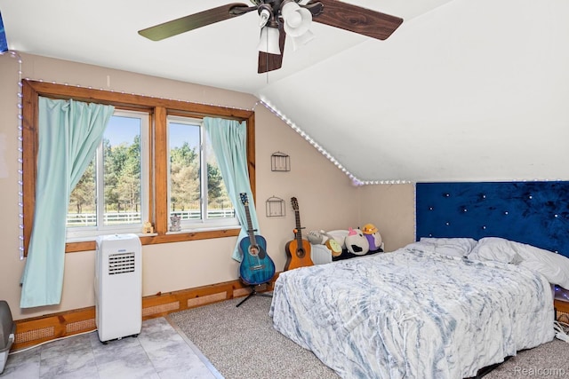 3985 Wadhams Rd, China, MI 48054 - bedroom featuring lofted ceiling and ceiling fan