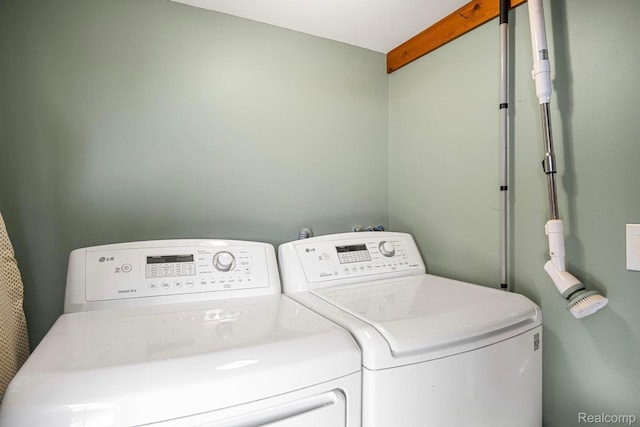 3985 Wadhams Rd, China, MI 48054 - laundry room with independent washer and dryer
