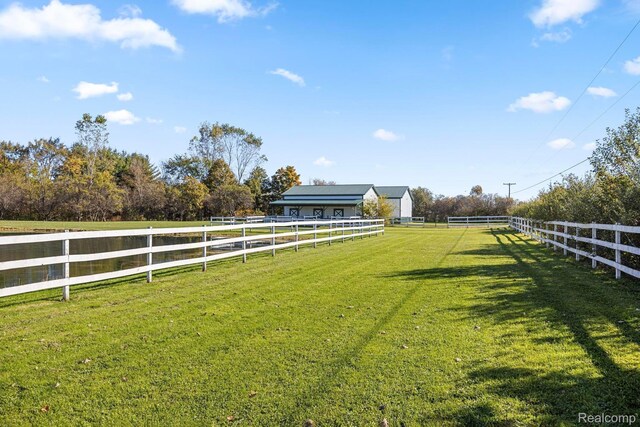 3985 Wadhams Rd, China, MI 48054 - view of yard with a view of countryside