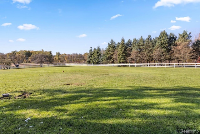 3985 Wadhams Rd, China, MI 48054 - view of yard featuring a rural view