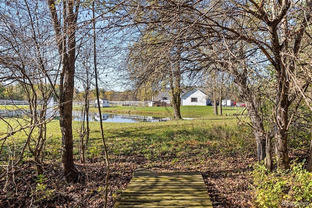 3985 Wadhams Rd, China, MI 48054 - view of community featuring a water view and a lawn