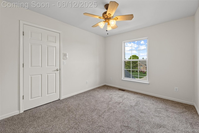 49620 Dunhill Dr, Macomb, MI 48044 - spare room with carpet flooring and ceiling fan