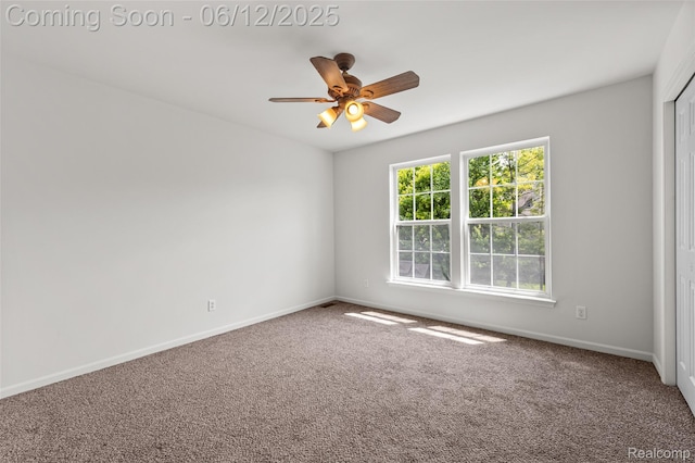 49620 Dunhill Dr, Macomb, MI 48044 - empty room featuring carpet flooring and a ceiling fan