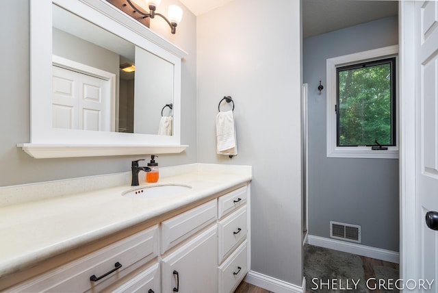 5151 Scotch Mist Dr, Saranac, MI 48881 - bathroom featuring vanity and baseboards