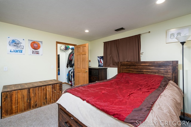5151 Scotch Mist Dr, Saranac, MI 48881 - carpeted bedroom featuring recessed lighting, a walk in closet, and a closet
